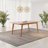 Mesa Retangular 6 Lugares Elegance Candian 1,80 x 0,90  - 2