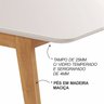 Mesa Retangular 6 Lugares Elegance Candian 1,80 x 0,90  - 5