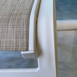 Conjunto 3 Espreguiçadeiras Reclináveis em Alumínio e Tela Sling Cannes  - 6