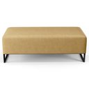 Ver imagem 3 de Puff Decorativo Sala de Estar Bali W01 Base Ferro 120x50 Cm Couríssimo Fendi - Lyam Decor