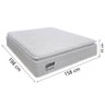 Colchão Casal Queen Molas Ensacadas Gazin com Pillow Tower New 158x198x35cm Branco Branco - 2