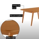 Ver imagem 3 de Mesa de Jantar Copper 120 cm Tampo MDF Canto Copo Laminado com 4 Cadeiras Lira