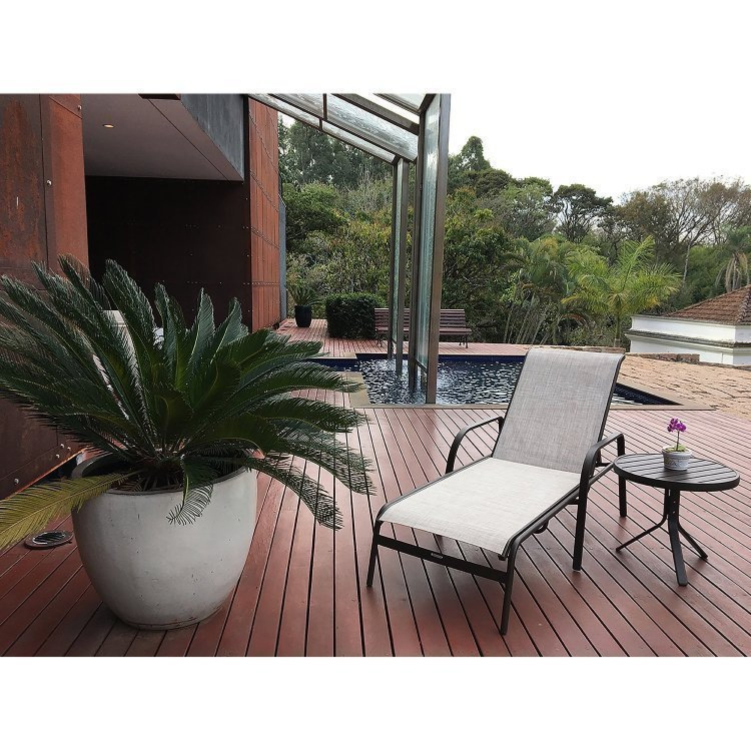 Conjunto 6 Espreguiçadeiras Reclináveis em Alumínio com Tela Cannes  - 7