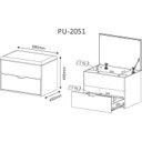 Ver imagem 6 de Puff Baú 1 Gaveta PU2051 