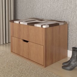 Puff Baú 1 Gaveta PU2051  - 3