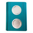 Ver imagem 2 de Esteira Laqueada Apoio Sofá Azul Tiffany