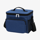 Ver imagem 1 de Bolsa Térmica 4 Divisórias Viagem Passeio Dia Portátil Azul