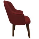 Ver imagem 4 de Kit 4 Cadeiras Decorativa Lara Suede Vinho - Dominic Decor