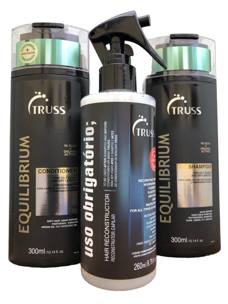 Truss Equilibrium Shampoo e Condicionador 300ml + Uso Obrigatório 260ml 12219