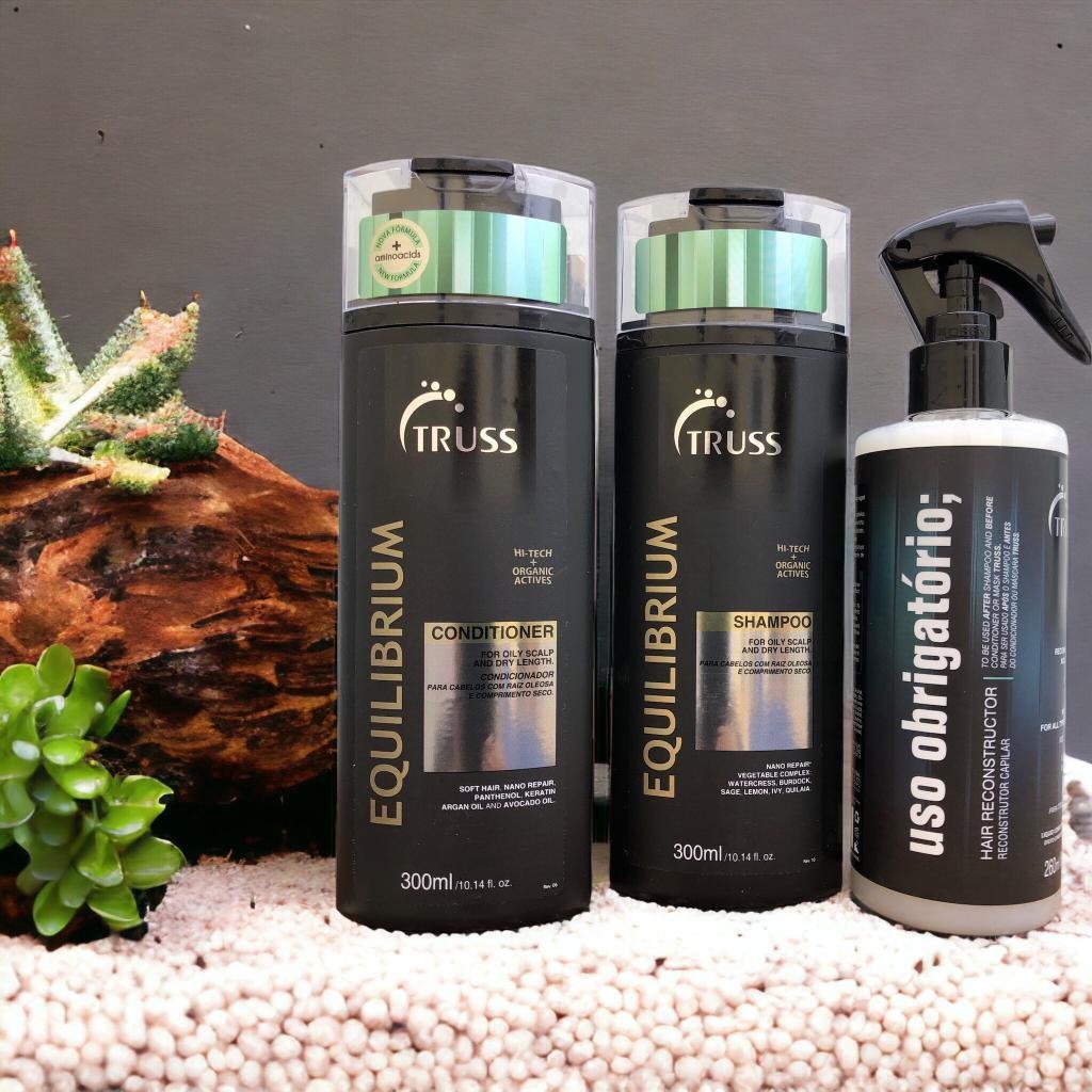 Truss Equilibrium Shampoo e Condicionador 300ml + Uso Obrigatório 260ml 12219 - 3