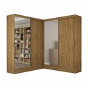 Ver imagem 2 de Closet Casal Duplo Belém 4 Portas Plus 4 Gavetas Carioca Móv Cinamomo