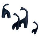 Ver imagem 1 de Dupla Girafa Decorativa em Argila Mãe e Filha Terracota Luxo Fort Line Estatua Girafa Mãe e Filha, K