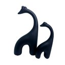 Ver imagem 6 de Dupla Girafa Decorativa em Argila Mãe e Filha Terracota Luxo Fort Line Estatua Girafa Mãe e Filha, K