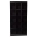 Ver imagem 1 de Estante Colmeia Multiuso Preto 185x92x32cm - Deep