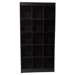 Estante Colmeia Multiuso Preto 185x92x32cm - Deep - 1