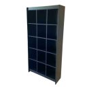 Ver imagem 2 de Estante Colmeia Multiuso Preto 185x92x32cm - Deep