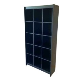 Estante Colmeia Multiuso Preto 185x92x32cm - Deep - 2