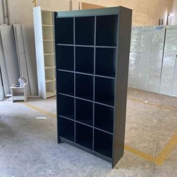 Estante Colmeia Multiuso Preto 185x92x32cm - Deep - 1