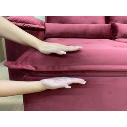 Sofá Retrátil Reclinável 2,30 M Vinho 507 Athenas Premium - 7