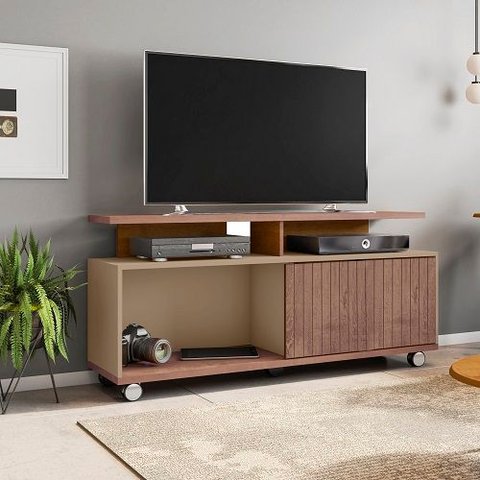 Rack para TV Topázio Fendi/Freijó