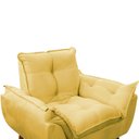 Ver imagem 3 de Kit 2 Poltrona Decorativa Sala de Estar Escritório Quarto Prime Cor: Amarela