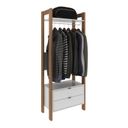 Ver imagem 4 de Armário Alto 1 Prateleira 2 Gavetas 1 Cabide AZ1011 