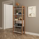 Ver imagem 1 de Estante de Livros 65cmx165,5cm 5 Prateleiras Az