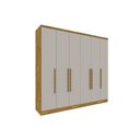 Ver imagem 4 de Guarda Roupa 6 Portas Veneza C- e 4 Gavetas Branco-neve - Tcil Móveis