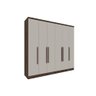 Guarda Roupa 6 Portas Veneza C- e 4 Gavetas Branco-neve - Tcil Móveis - 7