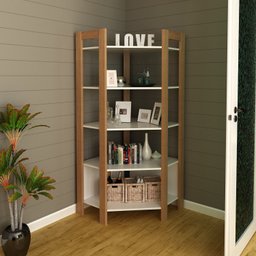 Estante Para Livros de Canto Multiuso Az1020  - 2
