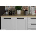 Ver imagem 3 de Gabinete p/ Pia Cozinha Tecno Mobili Cz-3300 s/ Tampo c/2 Portas e 3 Gavetas 120cm Branco