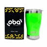 Copo Térmico Aço Inox Parede Dupla e Isolamento a Vácuo com Tampa 473 Ml Oba Térmic Neon Brilha no e - 5