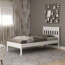 Ver imagem 3 de Cama de Solteiro CM8006 para Colchão de 88cm Branco