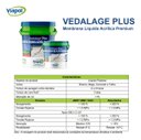 Ver imagem 2 de Manta Líquida Viapol Vedalage Plus Branco 12kg