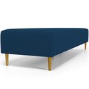 Ver imagem 2 de Puff Decorativo Bali W01 Pés Palito 210x60cm Suede Azul Marinho - Lyam Decor