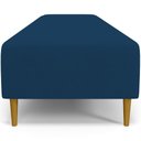 Ver imagem 4 de Puff Decorativo Bali W01 Pés Palito 210x60cm Suede Azul Marinho - Lyam Decor