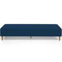 Ver imagem 5 de Puff Decorativo Bali W01 Pés Palito 210x60cm Suede Azul Marinho - Lyam Decor