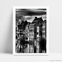 Ver imagem 2 de Quadro Decorativo Monumento Cidade Estrasburgo em Moldura Caixa Tacolado Moldura Caixa 3cm Madeira C