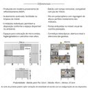 Ver imagem 3 de Armário de Cozinha Modulada Completa 6 Pçs com Balcão para Pia Siena Multimóveis MP2285