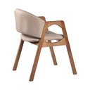 Ver imagem 6 de Kit 2 Cadeiras Decorativa Sala de Jantar Luxo Larissa Facto Fendi - Mozzelar