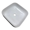 Ver imagem 3 de Cuba Pia Lavatório de Sobrepor Cambury It 100% Porcelana 30x30cm - Branca