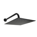 Ver imagem 1 de Ducha Inox 304 Preto Fosco 25 Cm com Cano Suporte de Parede