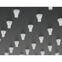 Ver imagem 4 de Ducha Inox 304 Preto Fosco 25 Cm com Cano Suporte de Parede