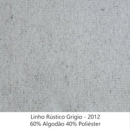 Sofa Liv 2 Lugares 180cm Pes Aço Linho 232 Grigio Ezz - 5
