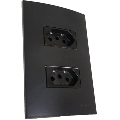 Conjunto 4x2 Linha Ebony Clean Acetinado