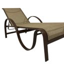 Ver imagem 2 de Conjunto 4 Espreguiçadeiras de Alumínio e Tela Sling Lótus 