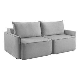 Sofá Retrátil 220cm 4 Lugares Moon 2323 Cinza - 7 Sofá Retrátil 220cm 4 Lugares Moon 2323 Cinza - 7