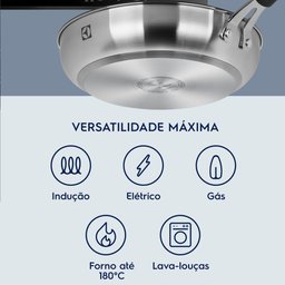 Frigideira Inox com Revestimento Antiaderente 24cm - 3