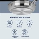 Ver imagem 3 de Frigideira Inox com Revestimento Antiaderente 24cm
