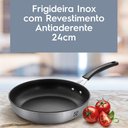 Ver imagem 2 de Frigideira Inox com Revestimento Antiaderente 24cm
